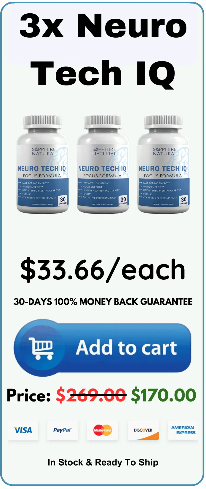 Neuro Tech IQ offer price
